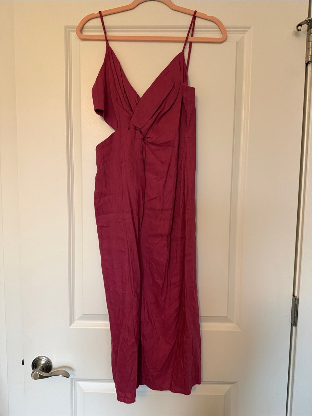 NWT ASTR the label side cutout midi dress